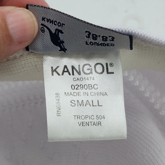 Kangol Tropic 504 Ventair Ivy Cap In White Size Small - Picture 9 of 16